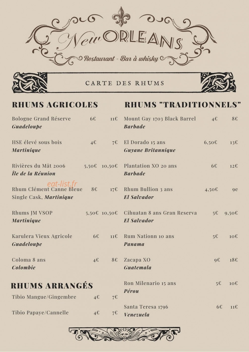 New Orleans — carte page 3