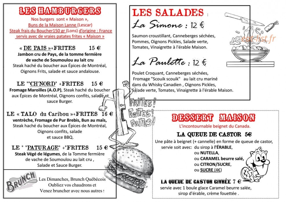 O Caribou — carte page 2