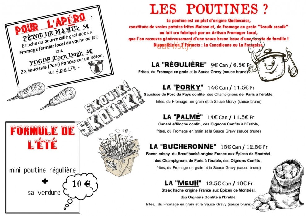 O Caribou — carte page 1