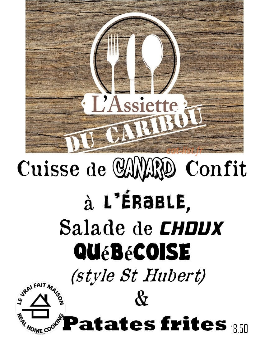 Ô Caribou — carte page 1