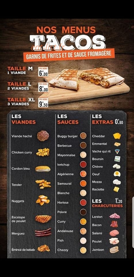 O'cheez — carte page 1