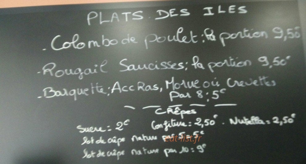 Pizza Délice — carte page 1