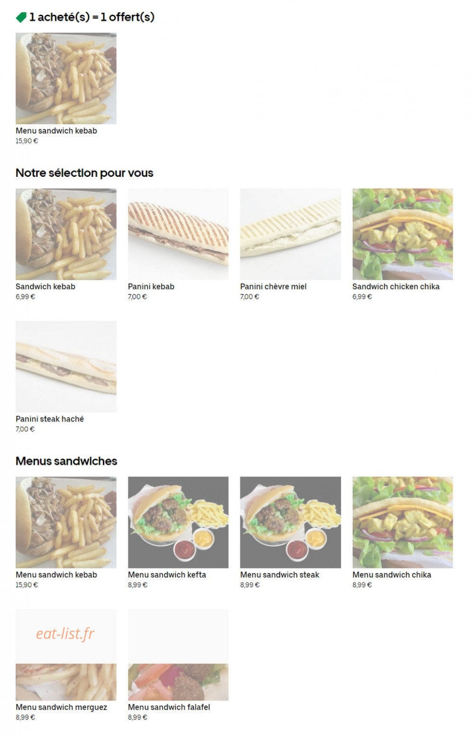 Pizza Istanbul — carte page 1