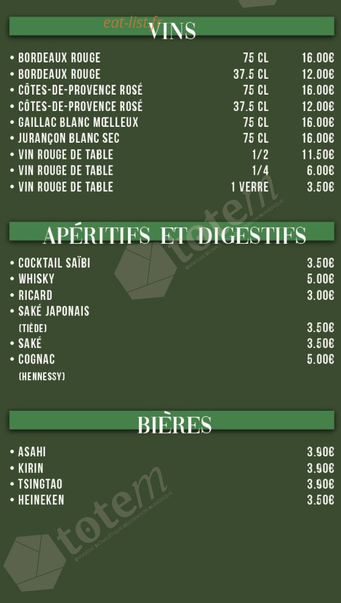 Saibi-Saibi — carte page 6
