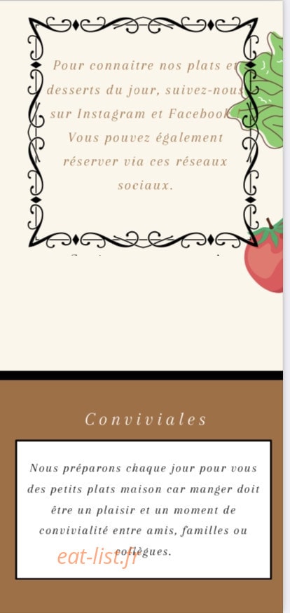 Sandwich avenue — carte page 6