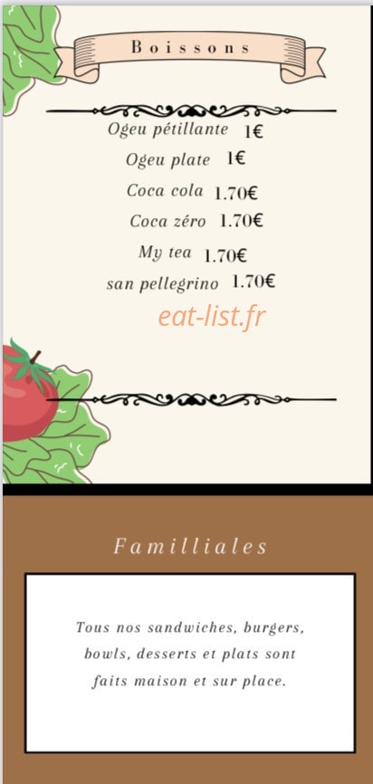 Sandwich avenue — carte page 4