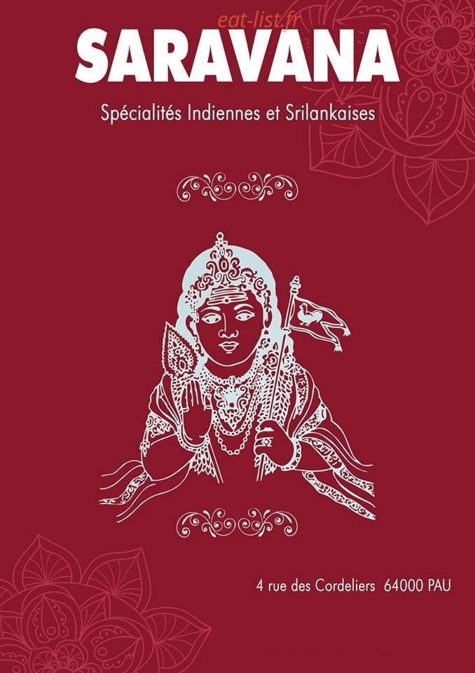 Saravana — carte page 1