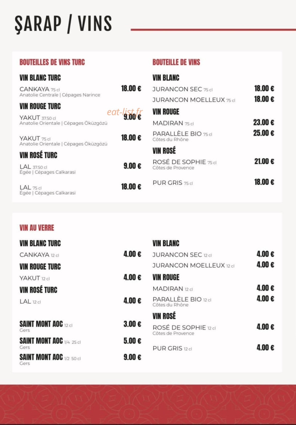 Tiryaki — carte page 6