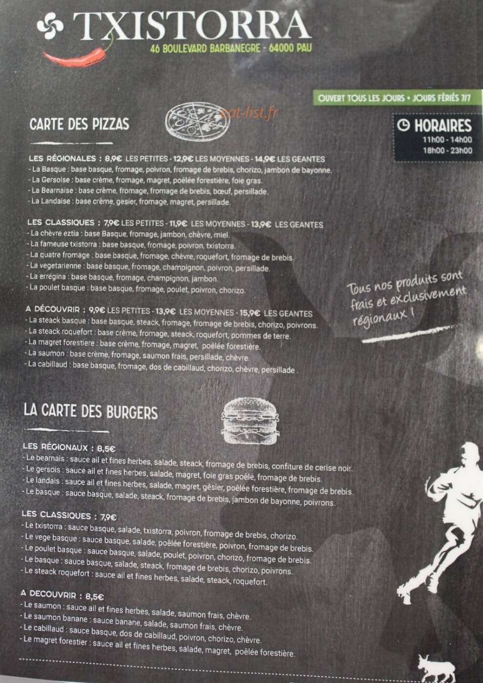 Txistorra — carte page 1
