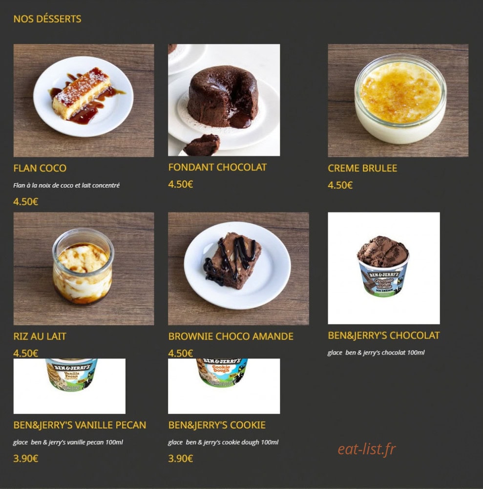 VTS drem eat — carte page 4