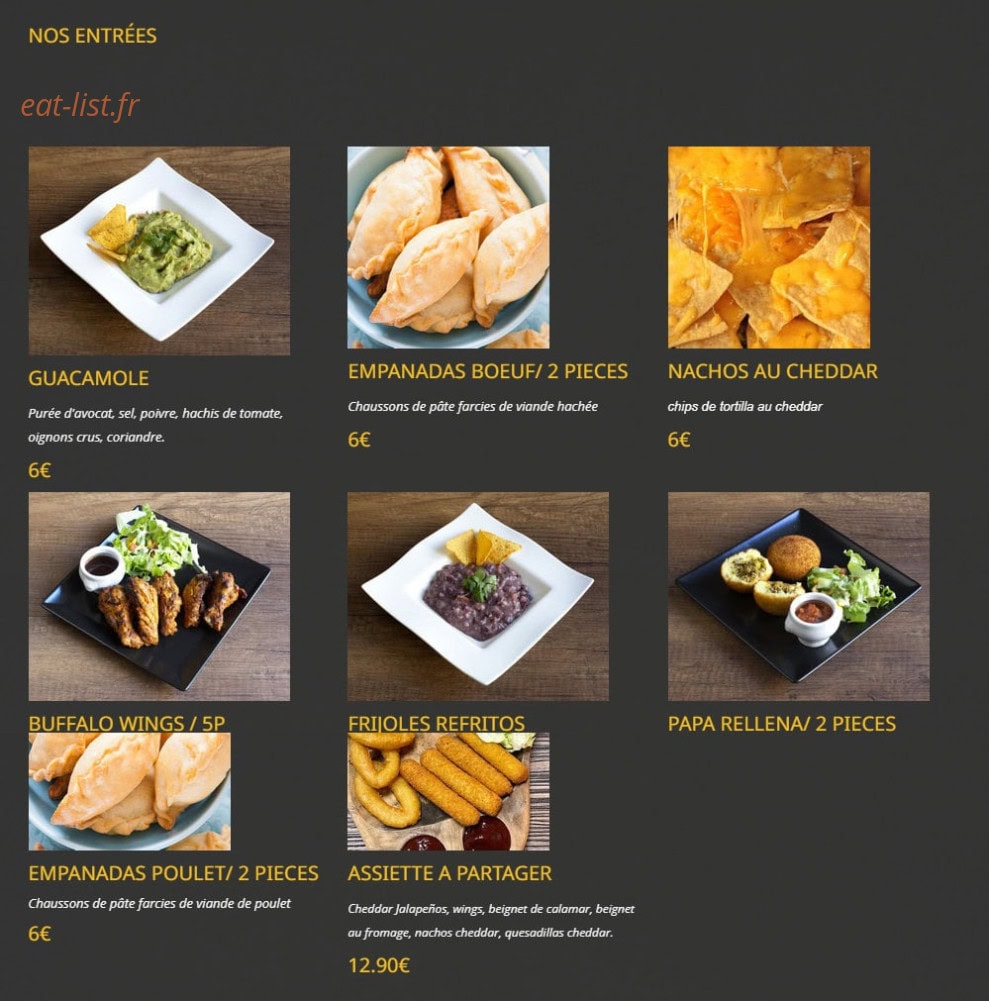 VTS drem eat — carte page 1
