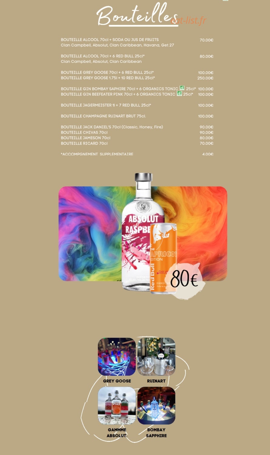 Winfield Café — carte page 7