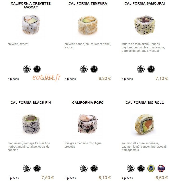 You Sushi — carte page 7