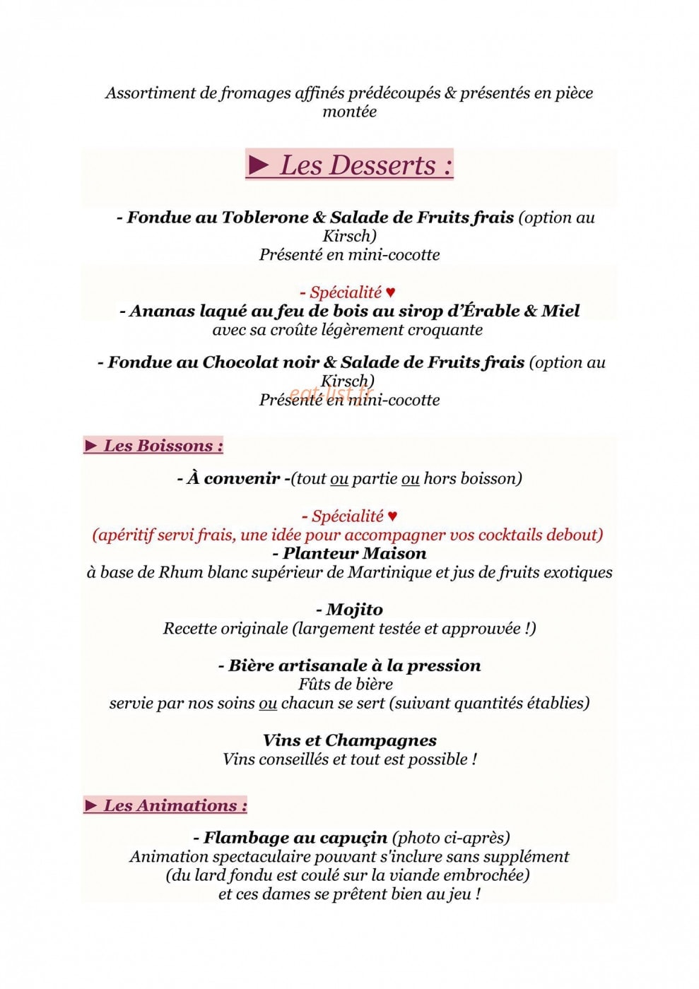Barbecue Box — carte page 7
