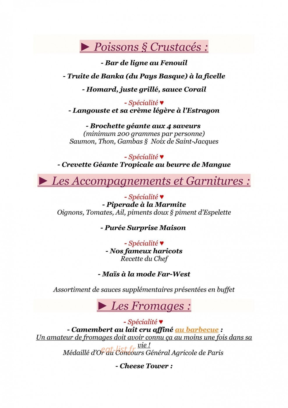 Barbecue Box — carte page 6