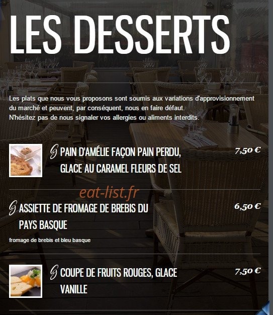 Bodega Chez Gilles — carte page 7