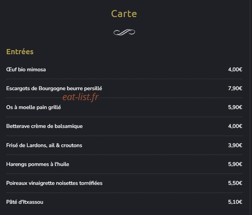 Bouillon Armand — carte page 1