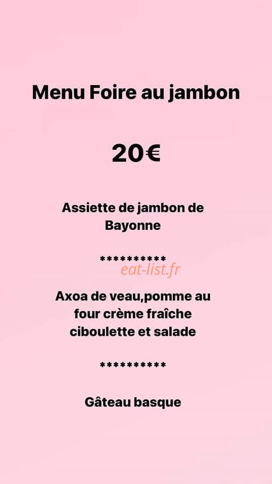 Café des Arts — carte page 1
