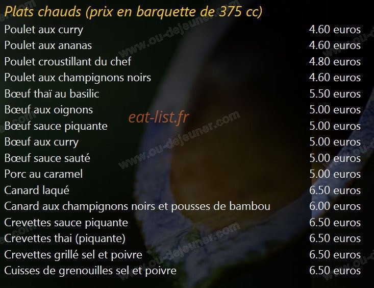 Cook d'Asie — carte page 2