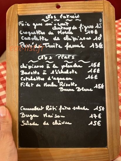 Dacquois — carte page 1
