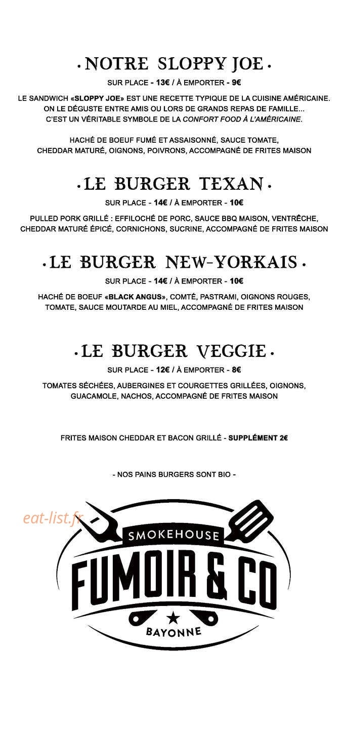 Fumoir & Co — carte page 3