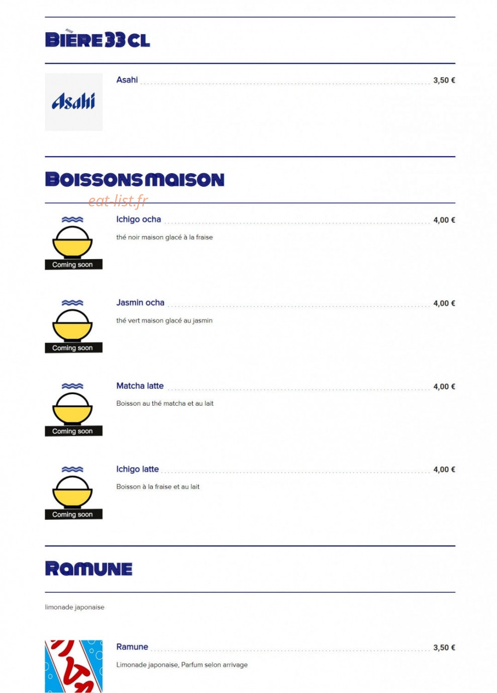 Home bowl — carte page 7