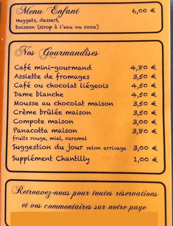 L' Ardoise — carte page 3