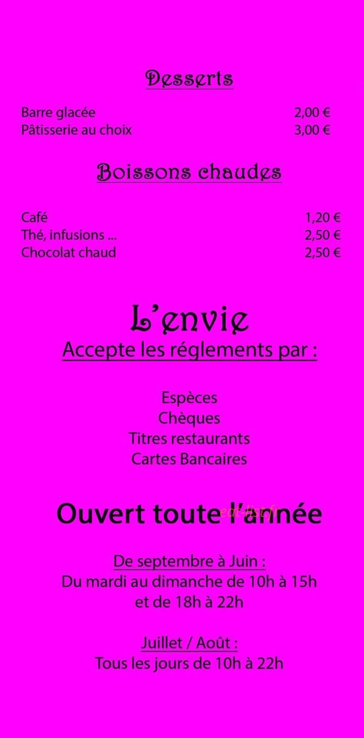 L'envie — carte page 6