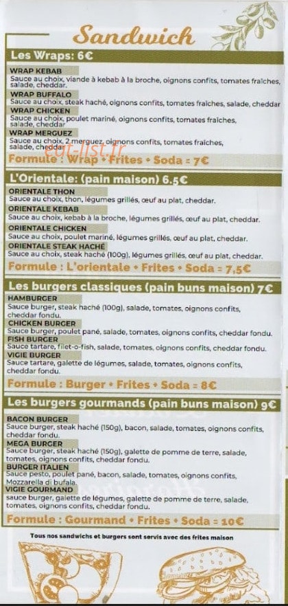 L'olivier — carte page 2