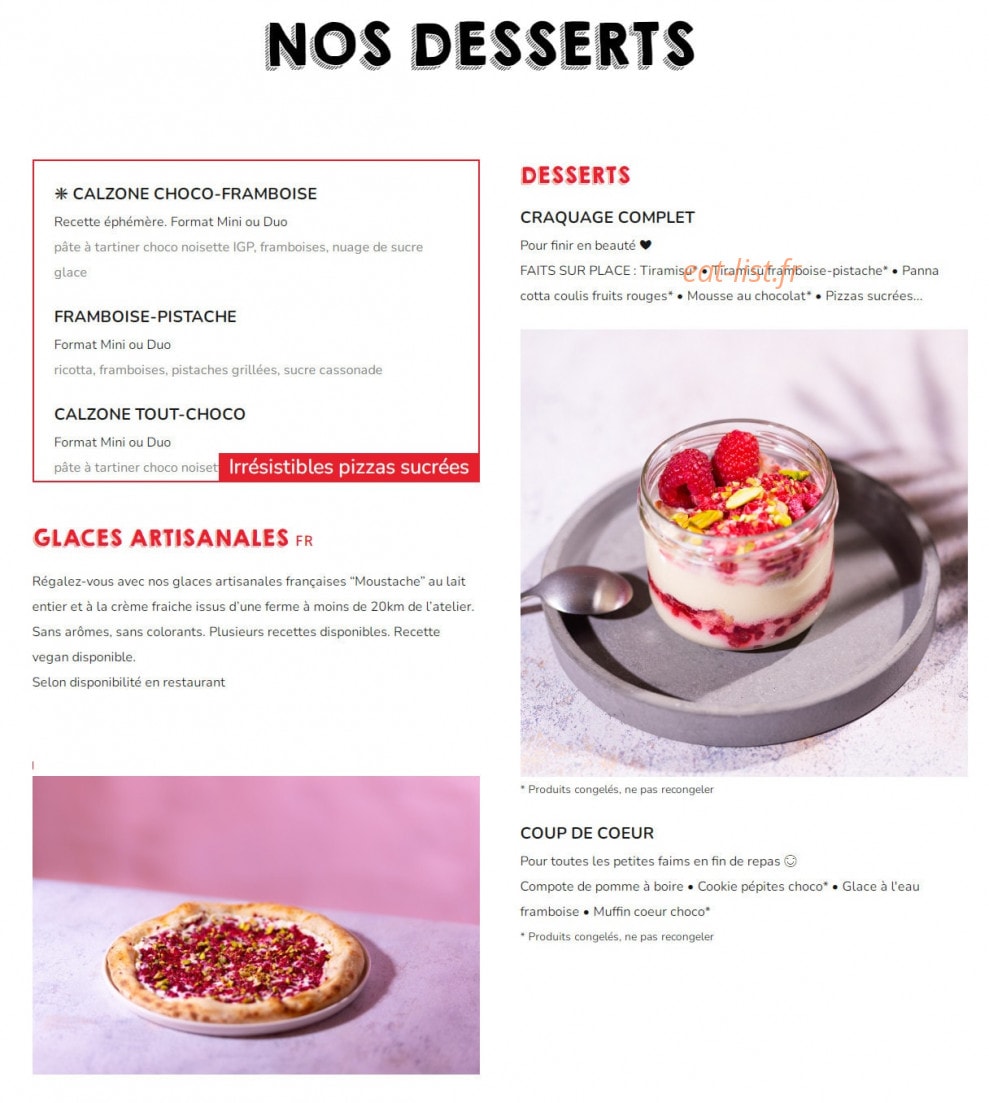 La Pizza de Nico — carte page 3