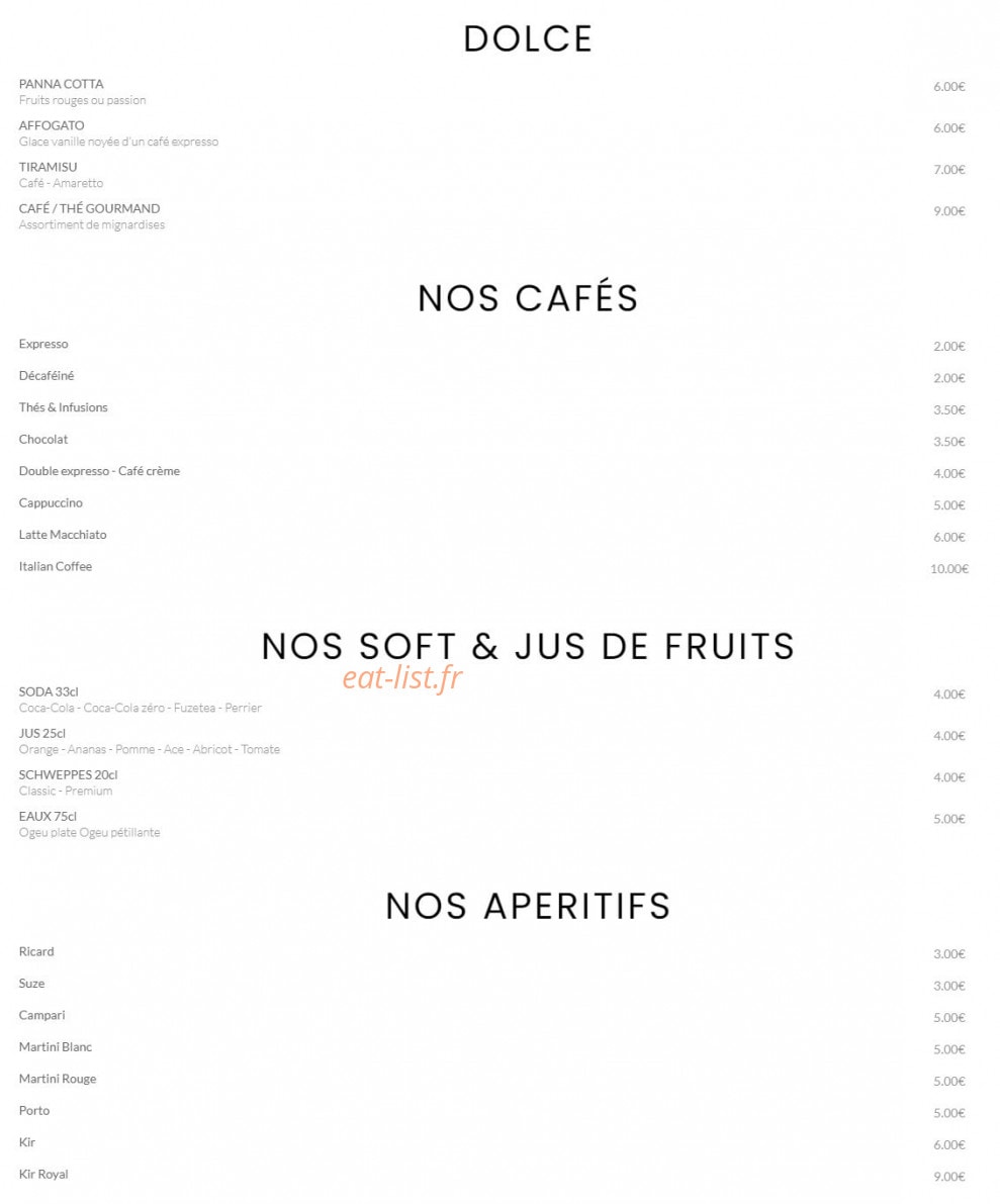 La Villa — carte page 2