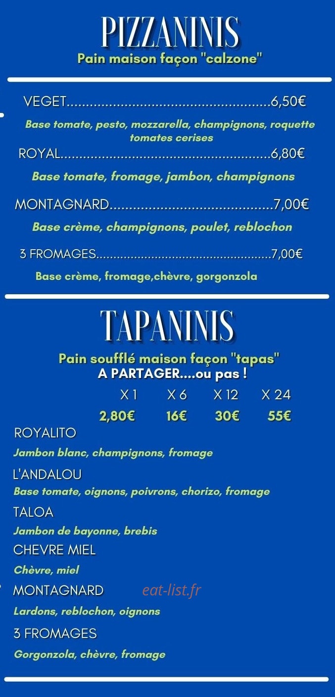 Le Cabanon — carte page 4