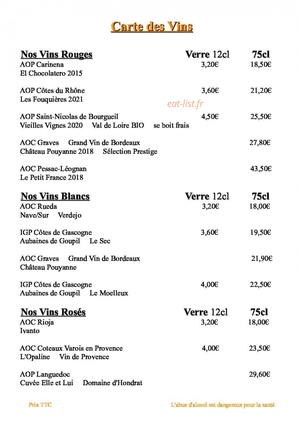 Le Cancre — carte page 7