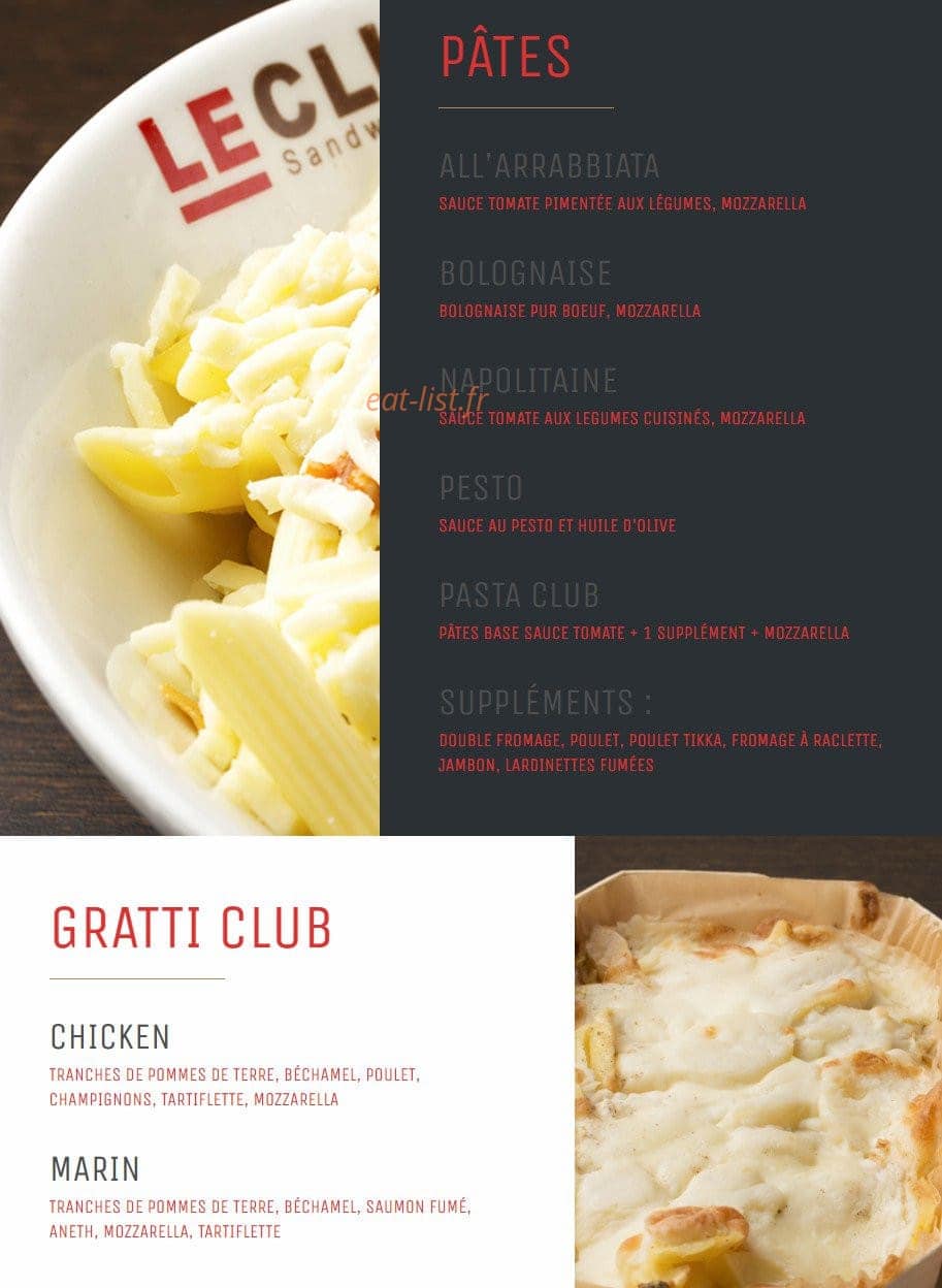 Le Club — carte page 3