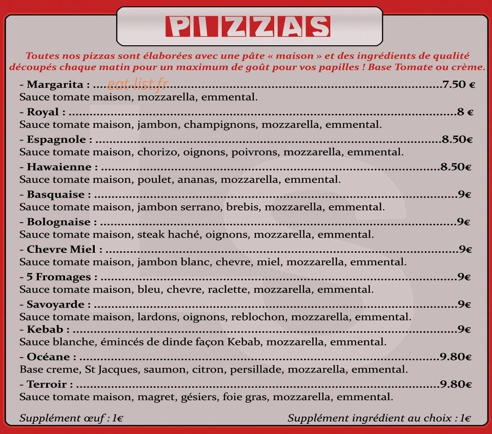 Le spot — carte page 1
