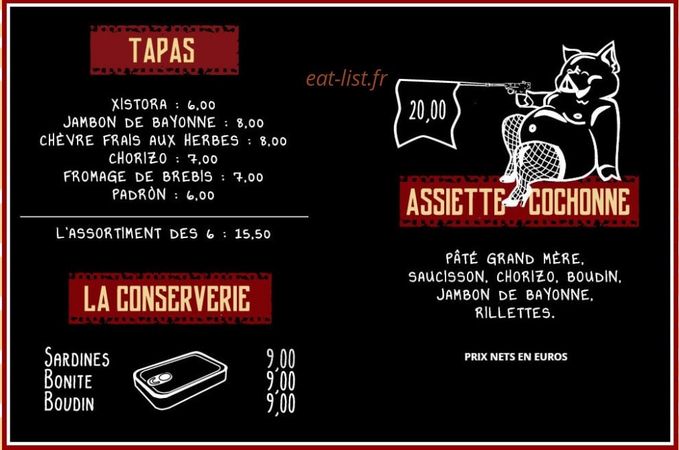 Les Tontons Flingueurs — carte page 1