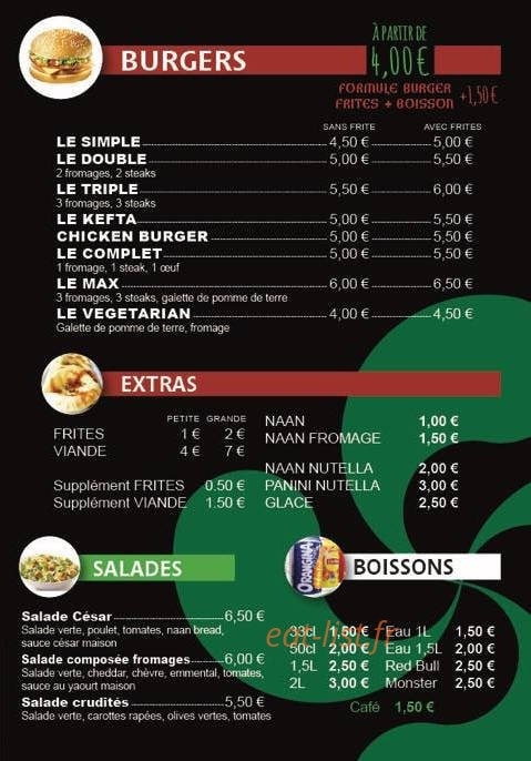 Nando's Kebab & Tacos — carte page 4