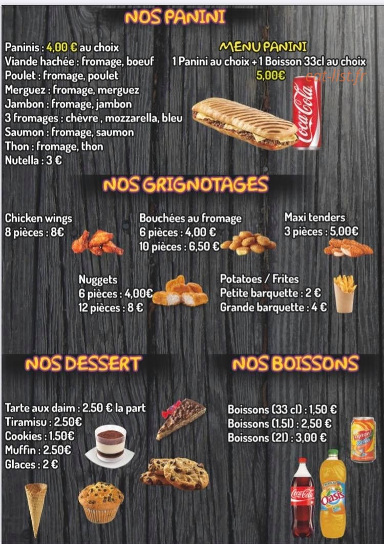 O délice pizza — carte page 4