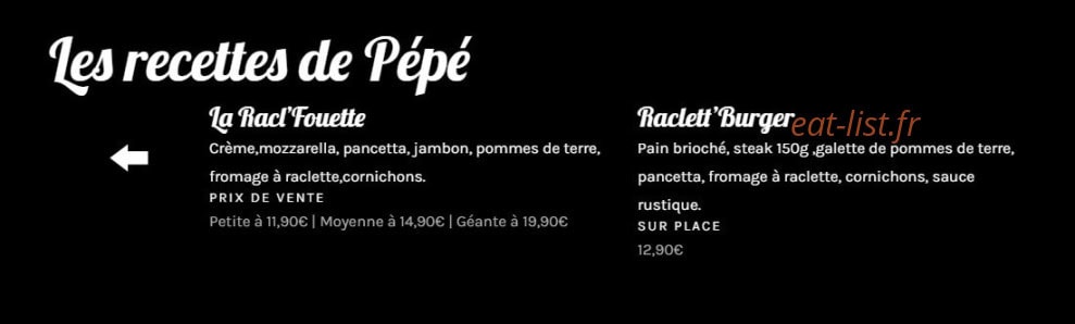 Pepe joe — carte page 1