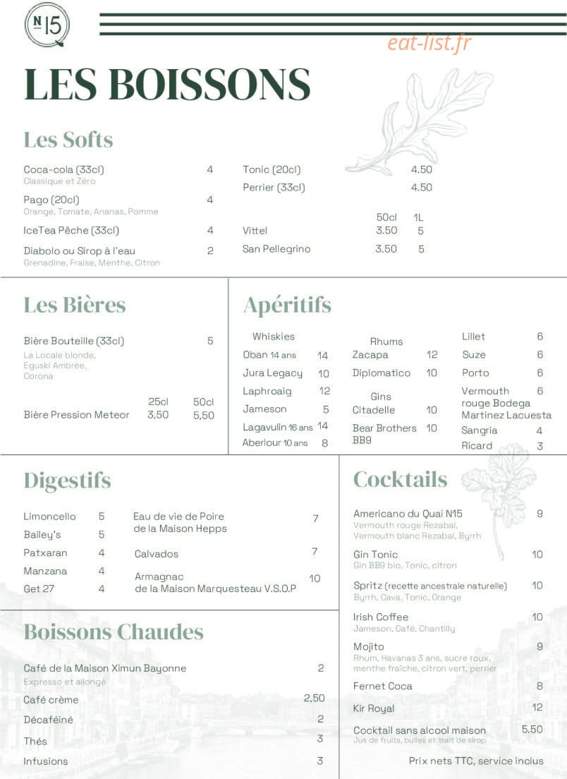 Quai N15 — carte page 3