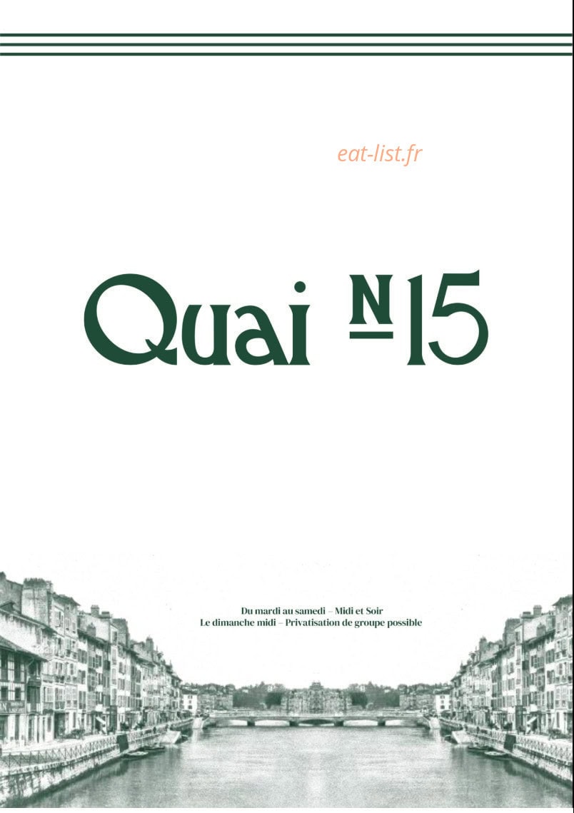 Quai N15 — carte page 1