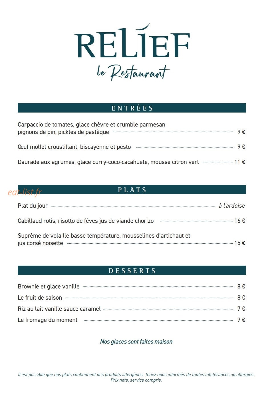 Relief — carte page 1