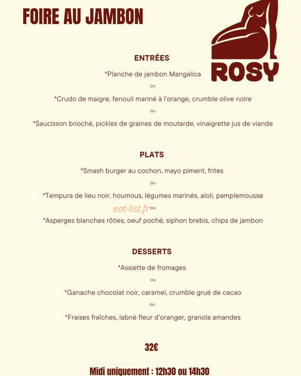 Rosy — carte page 1