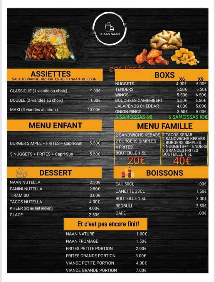 Shaan Naan — carte page 2