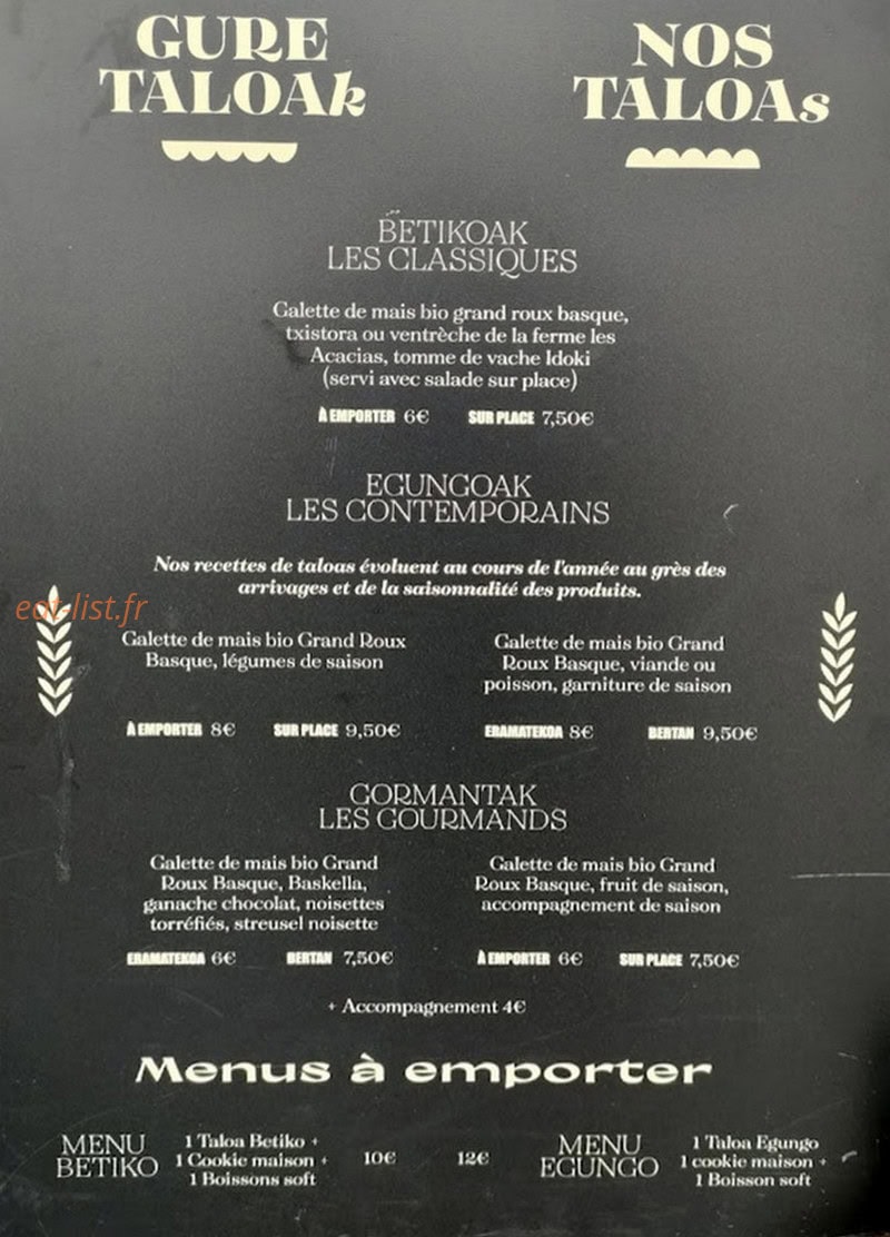 Taloka — carte page 1