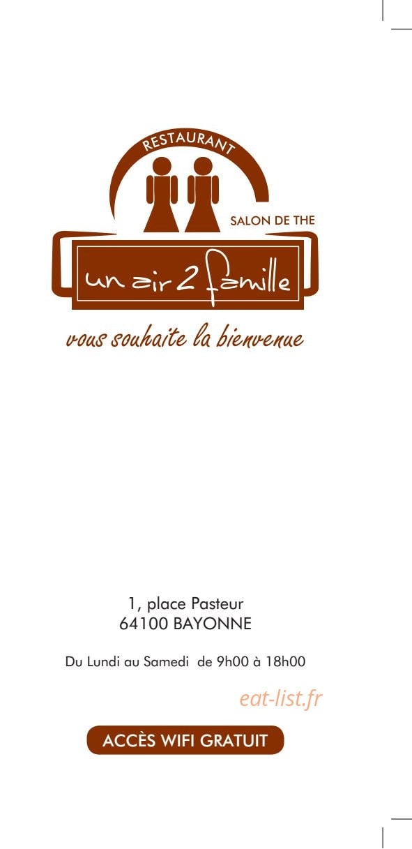 Un Air 2 Famille — carte page 1