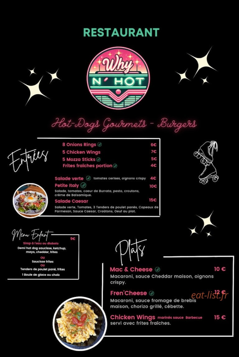 Why n'Hot — carte page 1