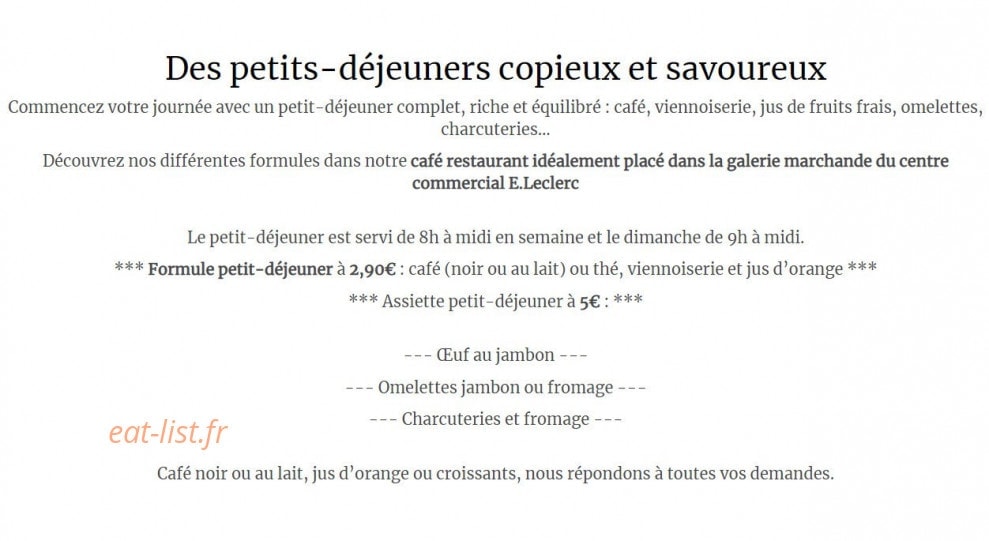 Bar à Bord — carte page 2