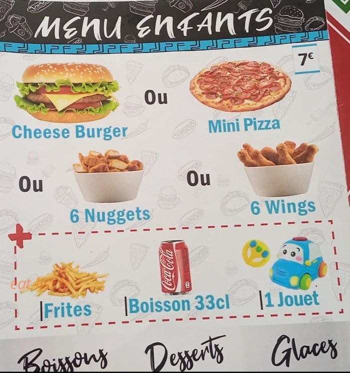 Kz fastfood — carte page 6