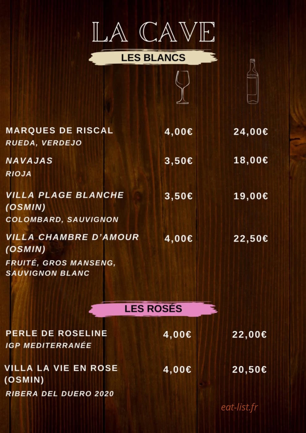 Don Pablo — carte page 6
